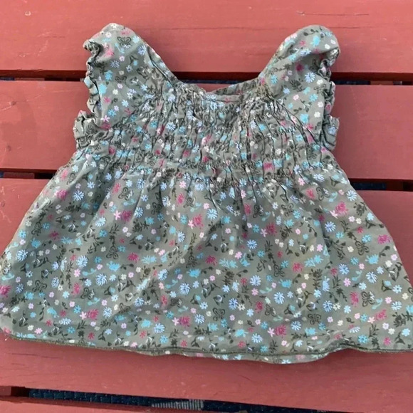 5 for 25 MEXX light cotton  top with elasticized bodice and sleeves - Picture 2 of 4